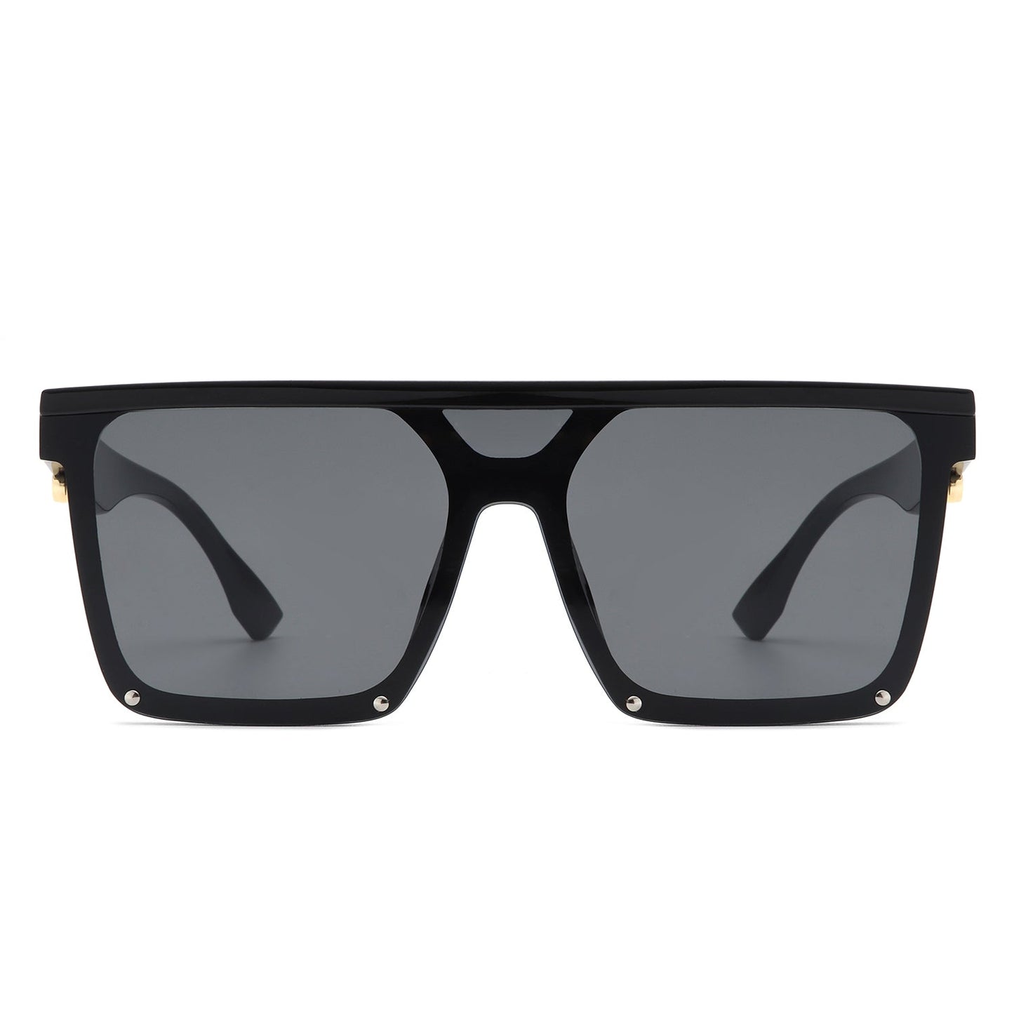 Sunquest - Oversized Square Flat Top Sunglasses for Women