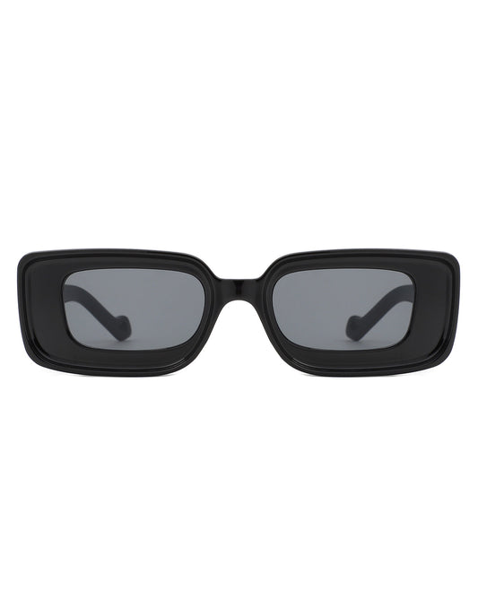 Kastieland - Chunky Narrow Rectangle Fashion Sunglasses for Women