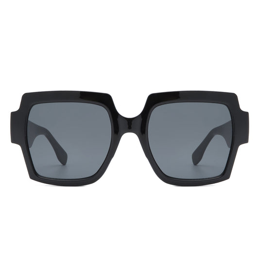 Keen - Women's Fashion Oversized Flat-Top Square Sunglasses
