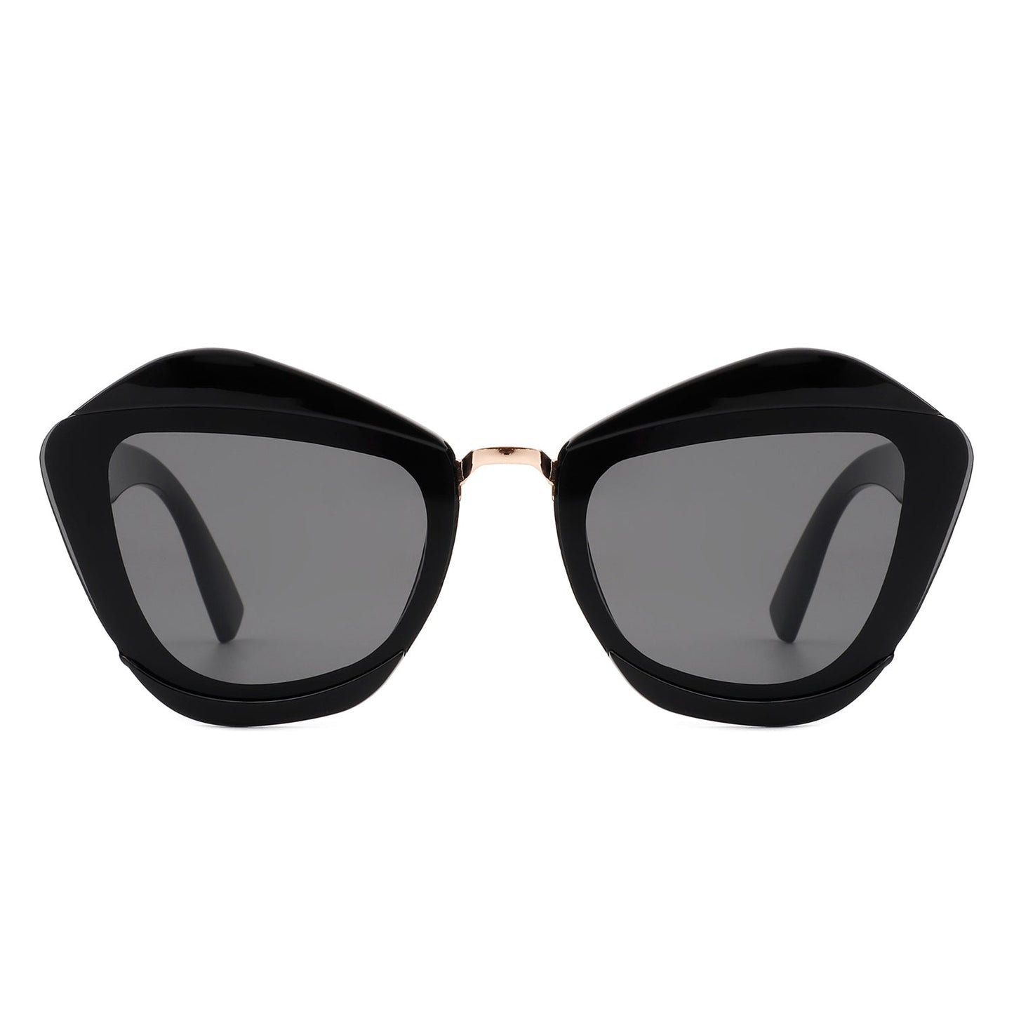 Infernia - Women Square Fashion Irregular Cat Eye Sunglasses
