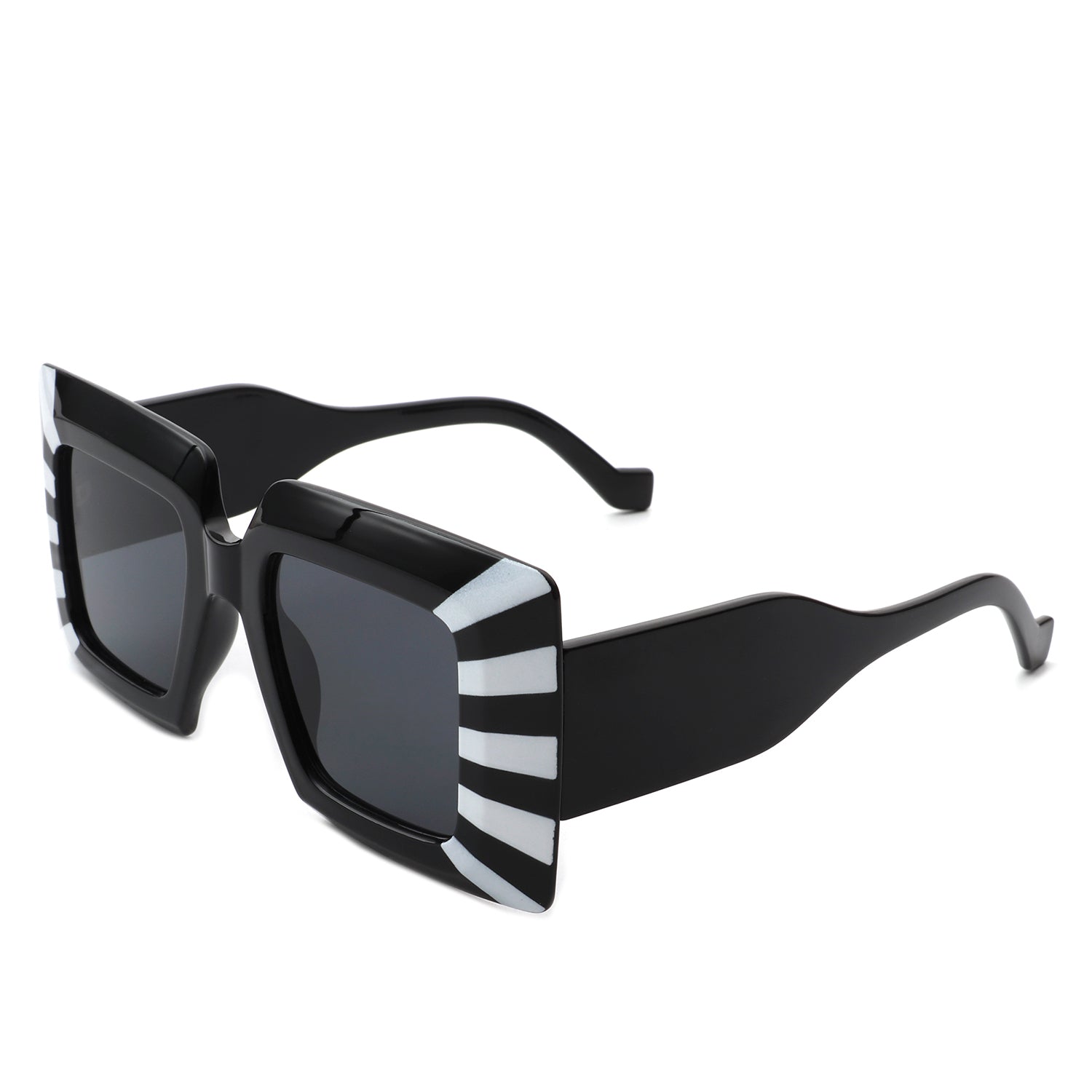 Caelum - Oversized Flat Top Square Women's Sunglasses-2