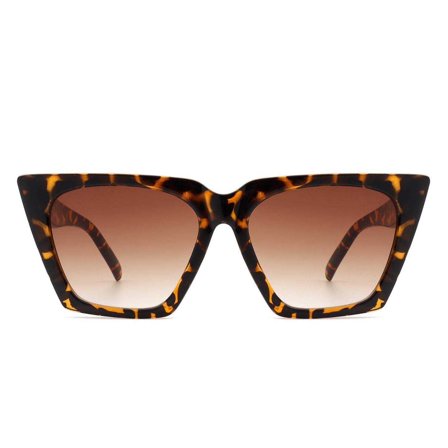 Flarebit - Women Cat Eye Retro Oversize Fashion Square Sunglasses