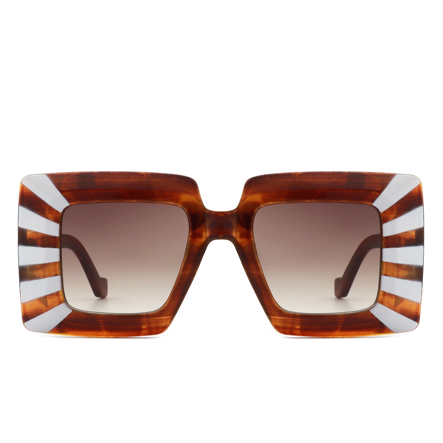 Caelum - Oversized Flat Top Square Women's Sunglasses-1