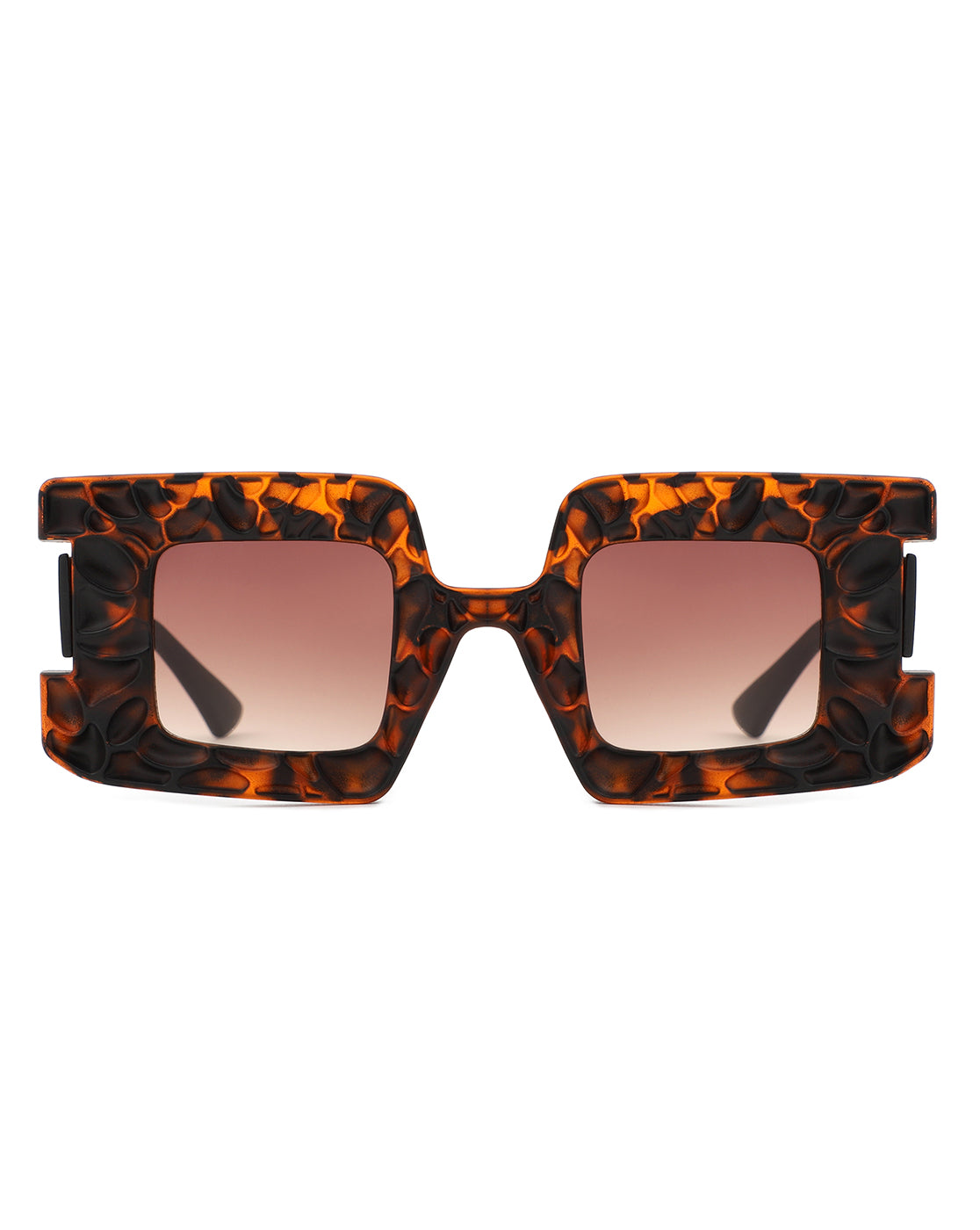 Pledge - Modern Chunky Geometric Square Fashion Sunglasses