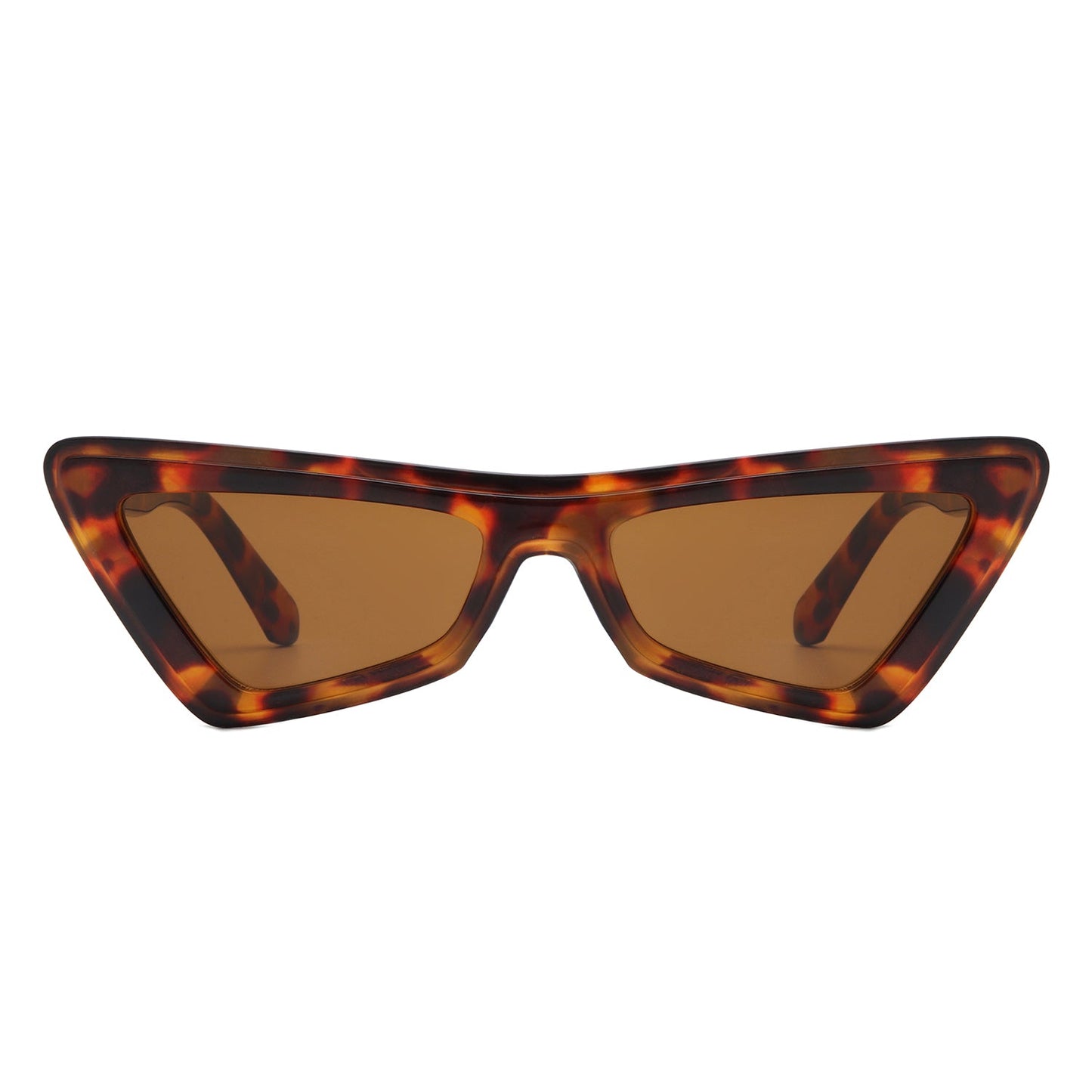 Sublar - Retro Triangle Fashion Colorful Cat Eye Women Sunglasses
