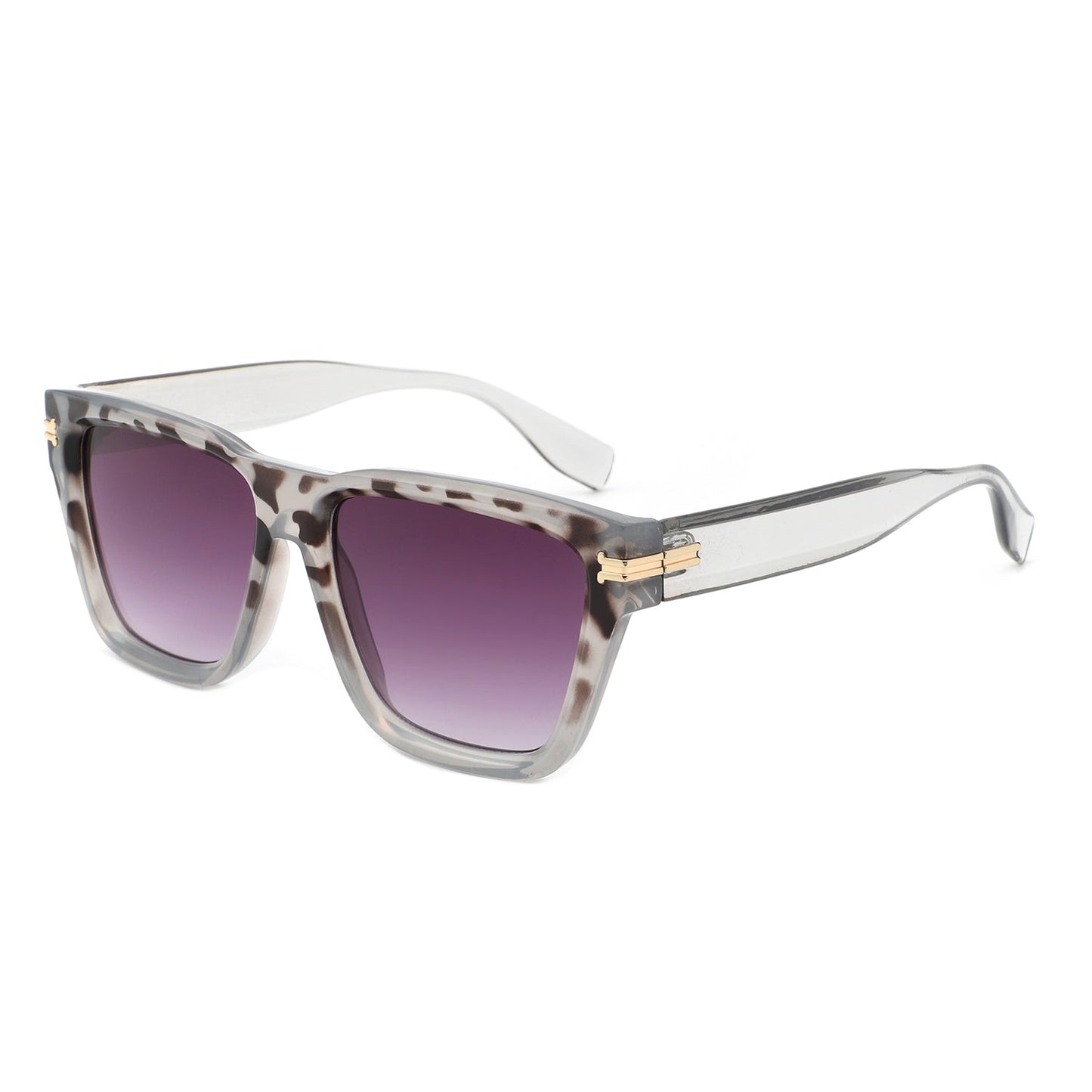 Kaflil - Chic Tinted Square Women's Fashion Sunglasses-4