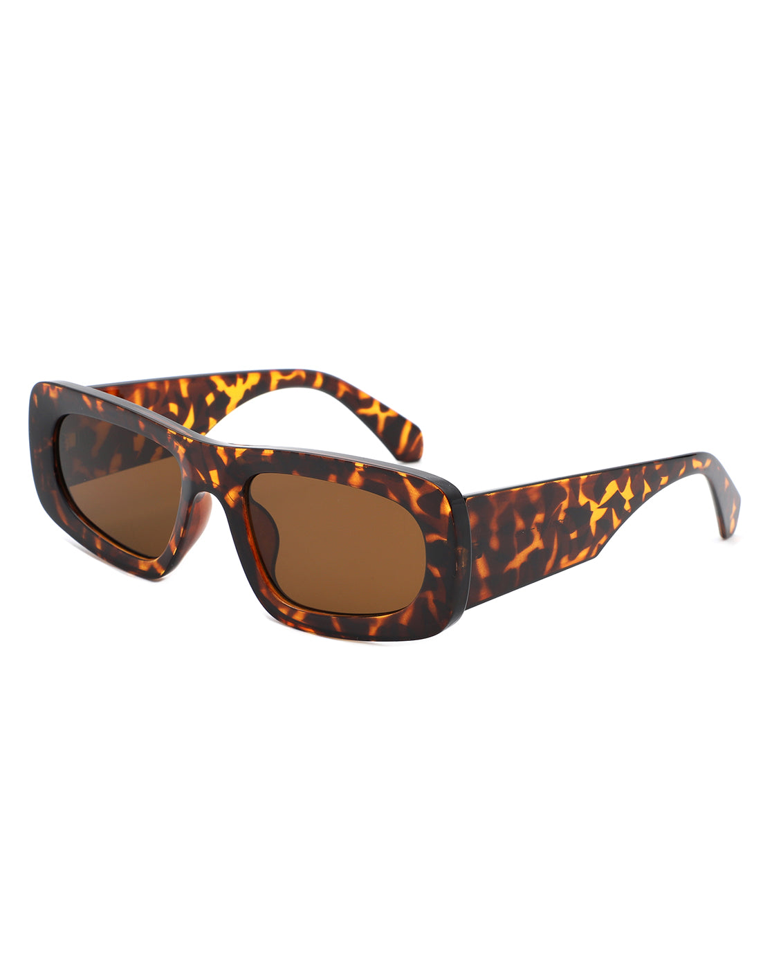 Faelon - Rectangle Retro Narrow Square Fashion Sunglasses-5