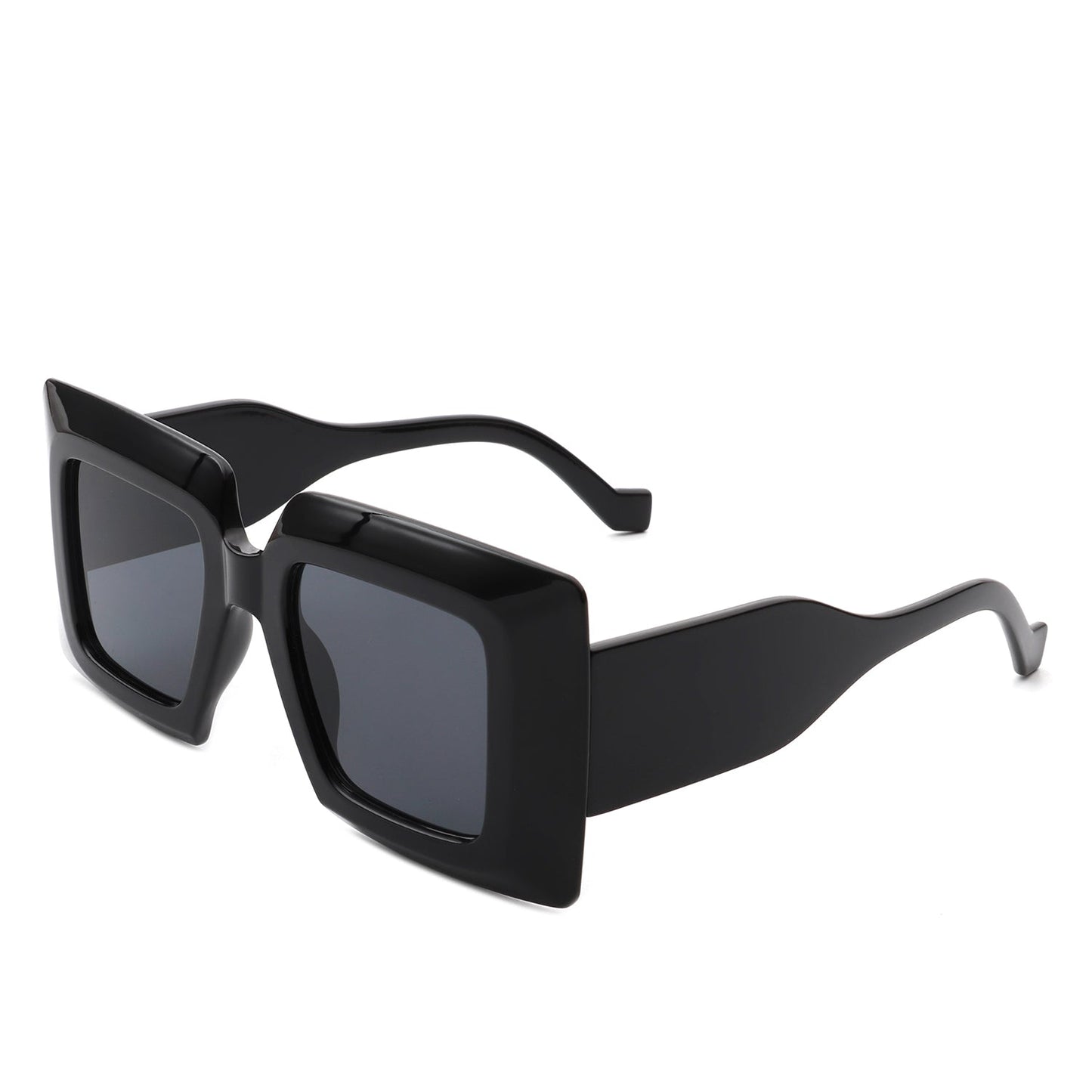 Caelum - Oversized Flat Top Square Women's Sunglasses-6