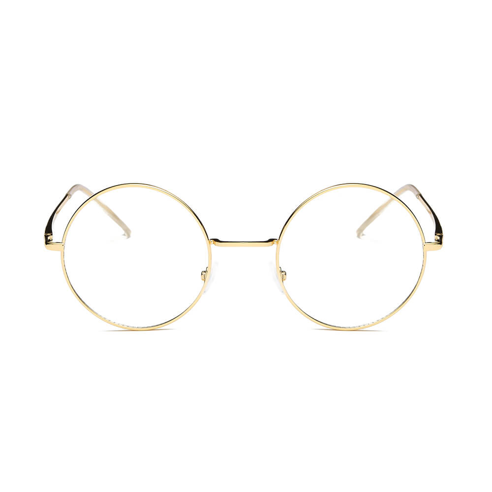 ABERDEEN | Round Clear Lens Metal Fashion Glasses Sunglasses Circle Eyewear