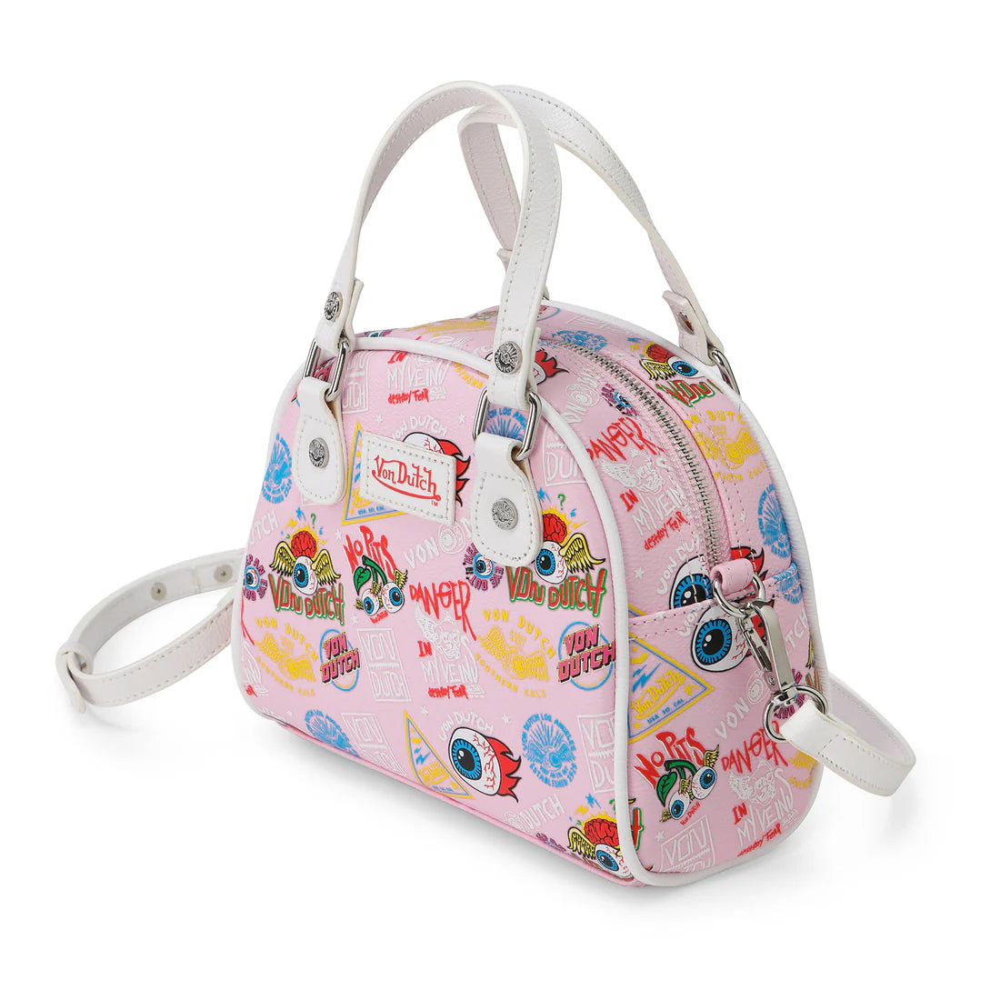 Von Dutch Jax Bowling Bag - Light Pink