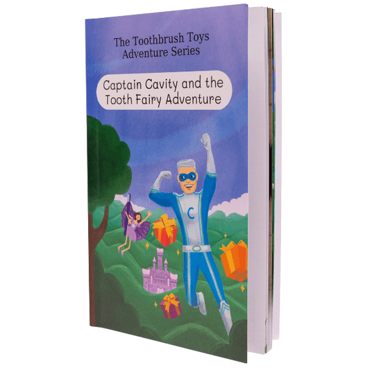 Captain Cavity and the Tooth Fairy Adventure Book by Toothbrush Toys-0