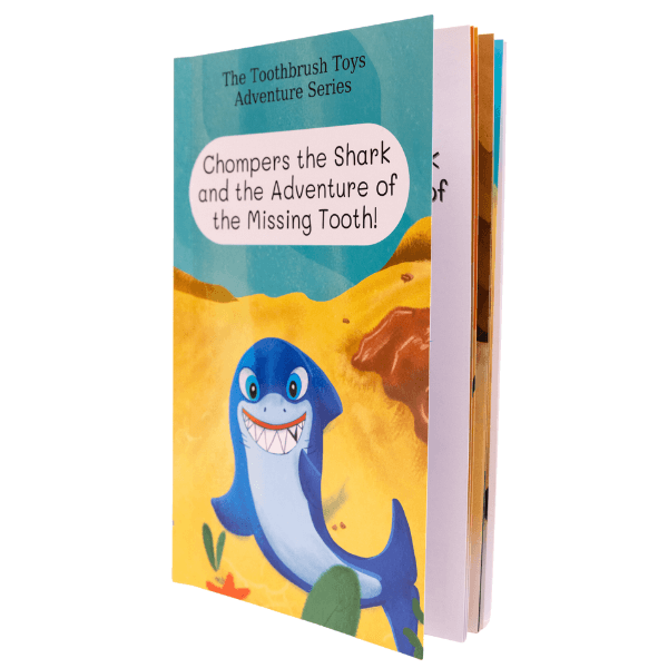 Chompers the Shark Children's Tooth Brushing Storybook-0