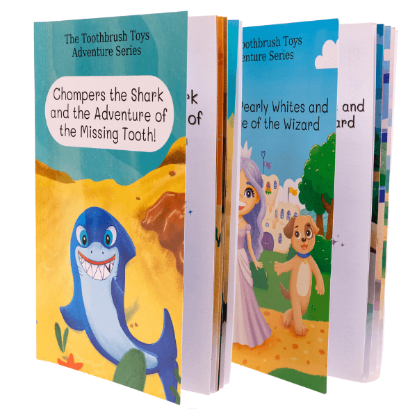 Chompers the Shark Children's Tooth Brushing Storybook-3