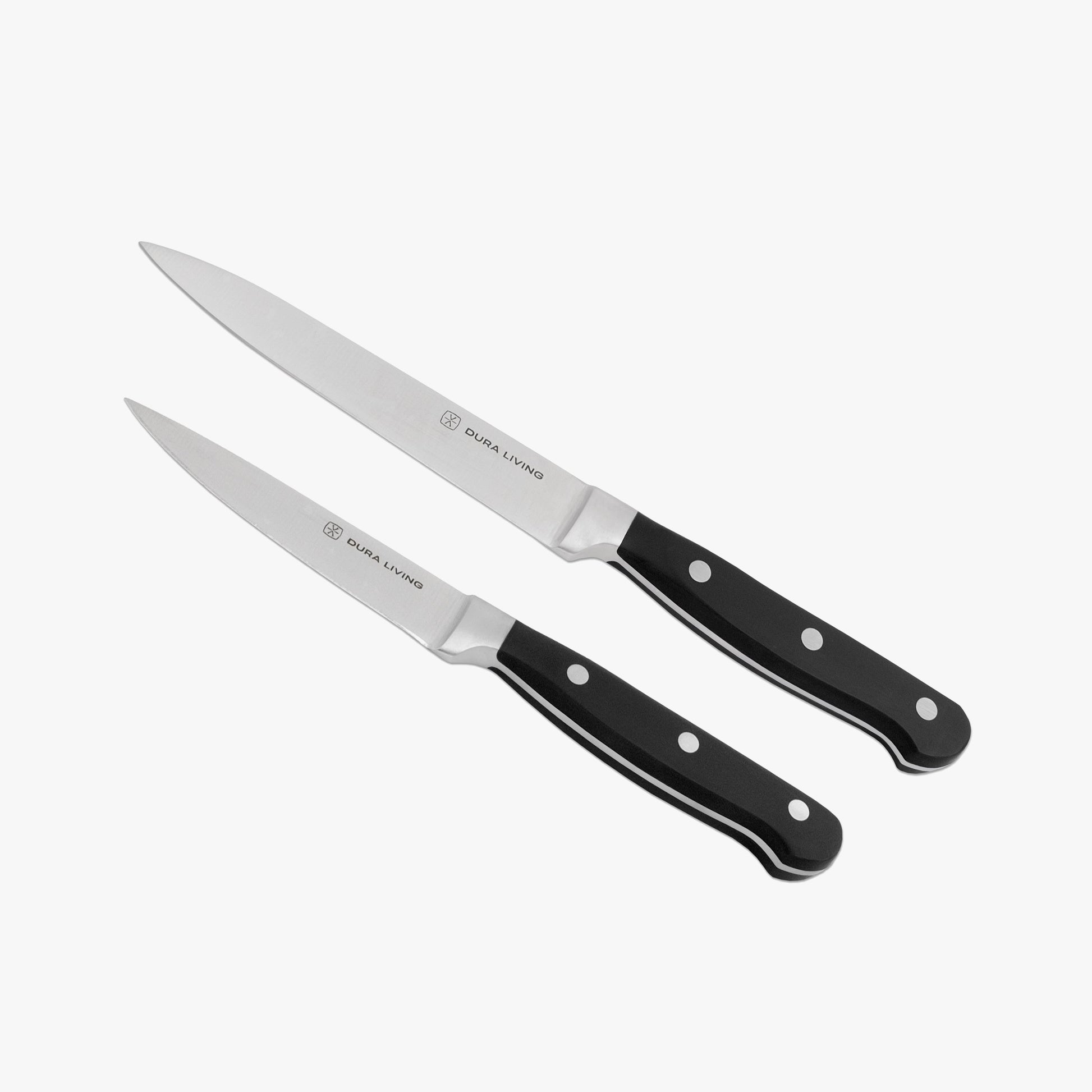 Superior 2-Piece Kitchen Knife Set - Black-0