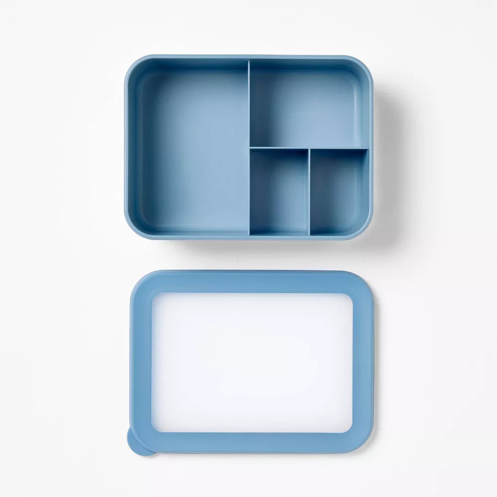 Snack Bento Food Storage Container Blue - Figmint™