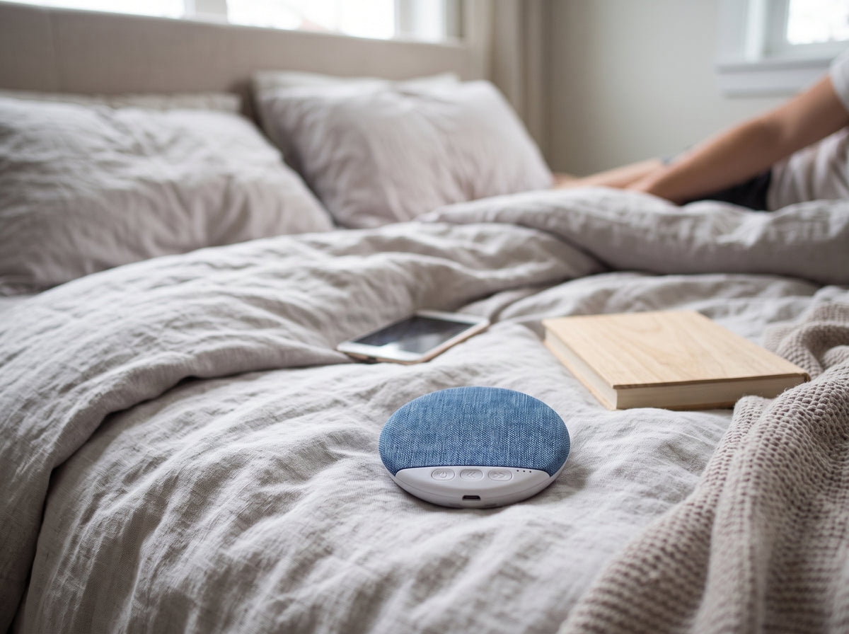 Bluetooth Sleep Pillow Speaker Wireless White Noise Pillow Speaker with Timer Ultra-Thin Sleep Speaker