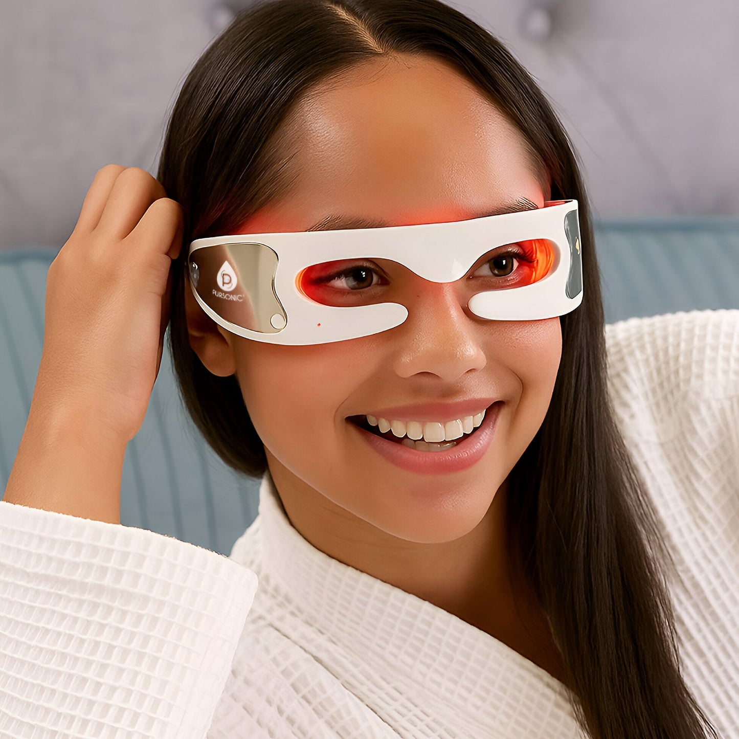 Pursonic LED Rejuvenation Duo: Eye Mask & 7-in-1 Light Therapy Device