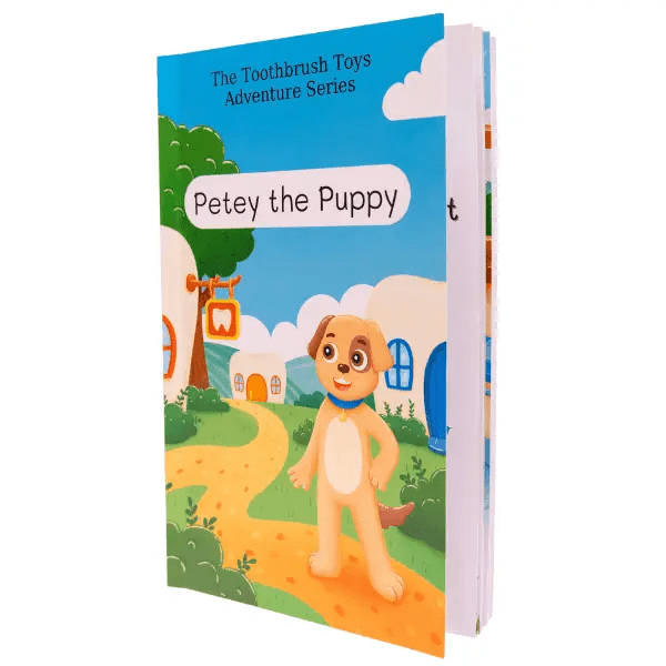 Petey the Puppy Children's Dental Storybook by Toothbrush Toys-0