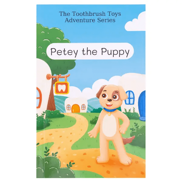 Petey the Puppy Children's Dental Storybook by Toothbrush Toys-1