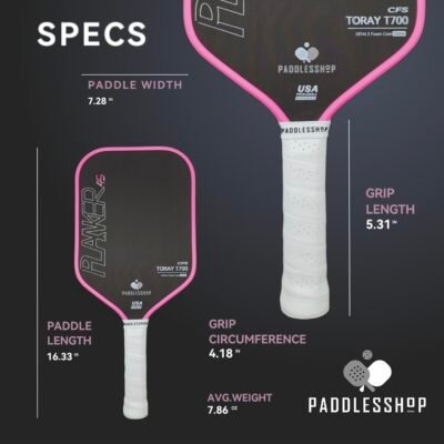 Paddlesshop Planker4S Pickleball Paddle