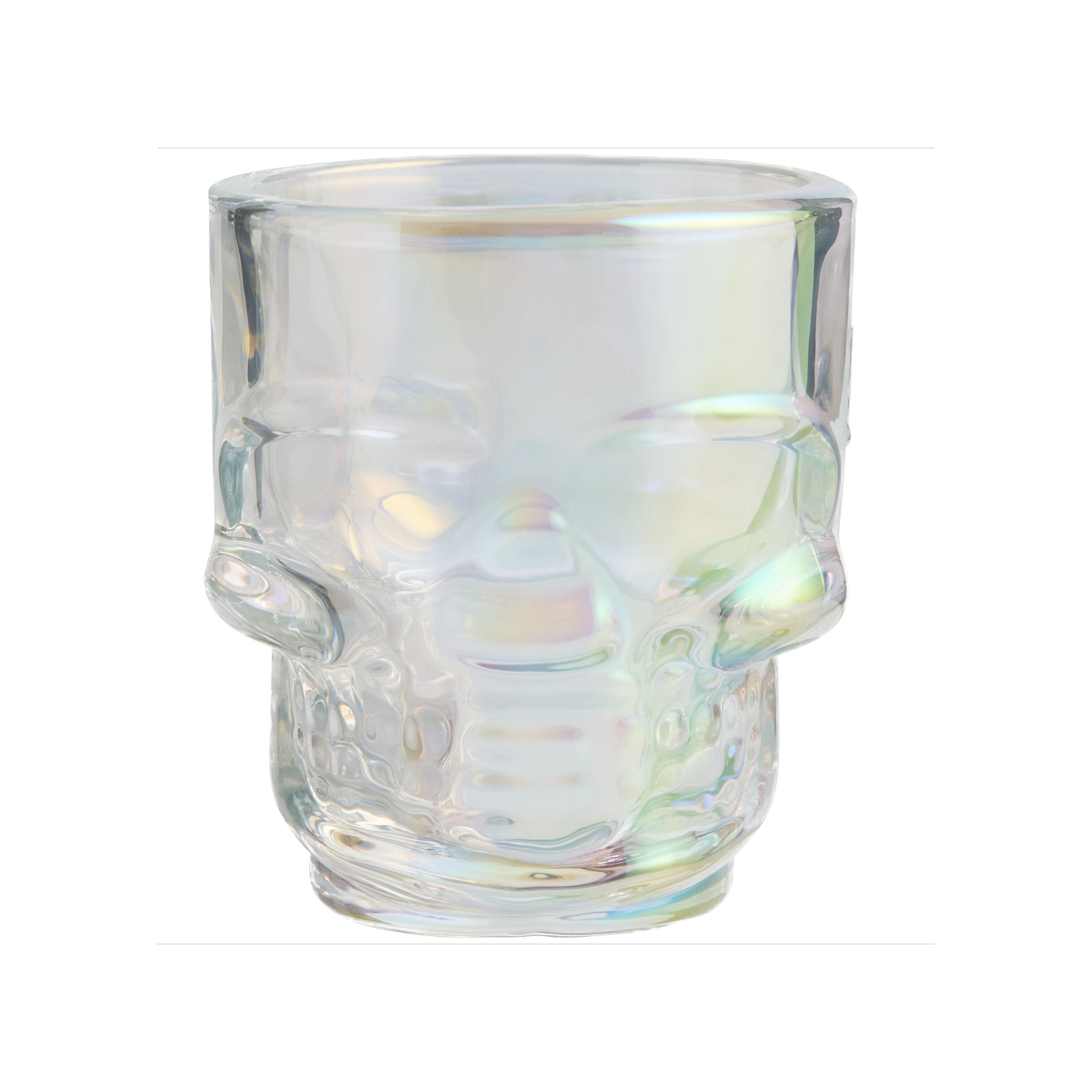 Set of 6 Skull Shot Glasses – 1.75 oz Glass Novelty Drinkware for Halloween Parties, Cocktail Bars & Home Decor-4