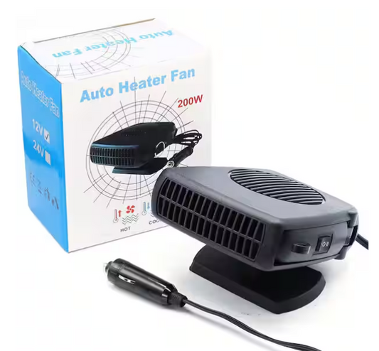 12V 200W Black Portable Electric Car Heater and Defroster 36