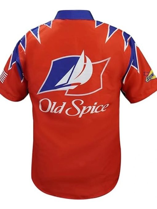 Talladega Nights The Ballad Of Rick Bobby NASCAR Red Shirt Old Spice 54