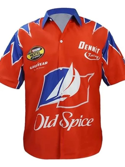 Talladega Nights The Ballad Of Rick Bobby NASCAR Red Shirt Old Spice 54