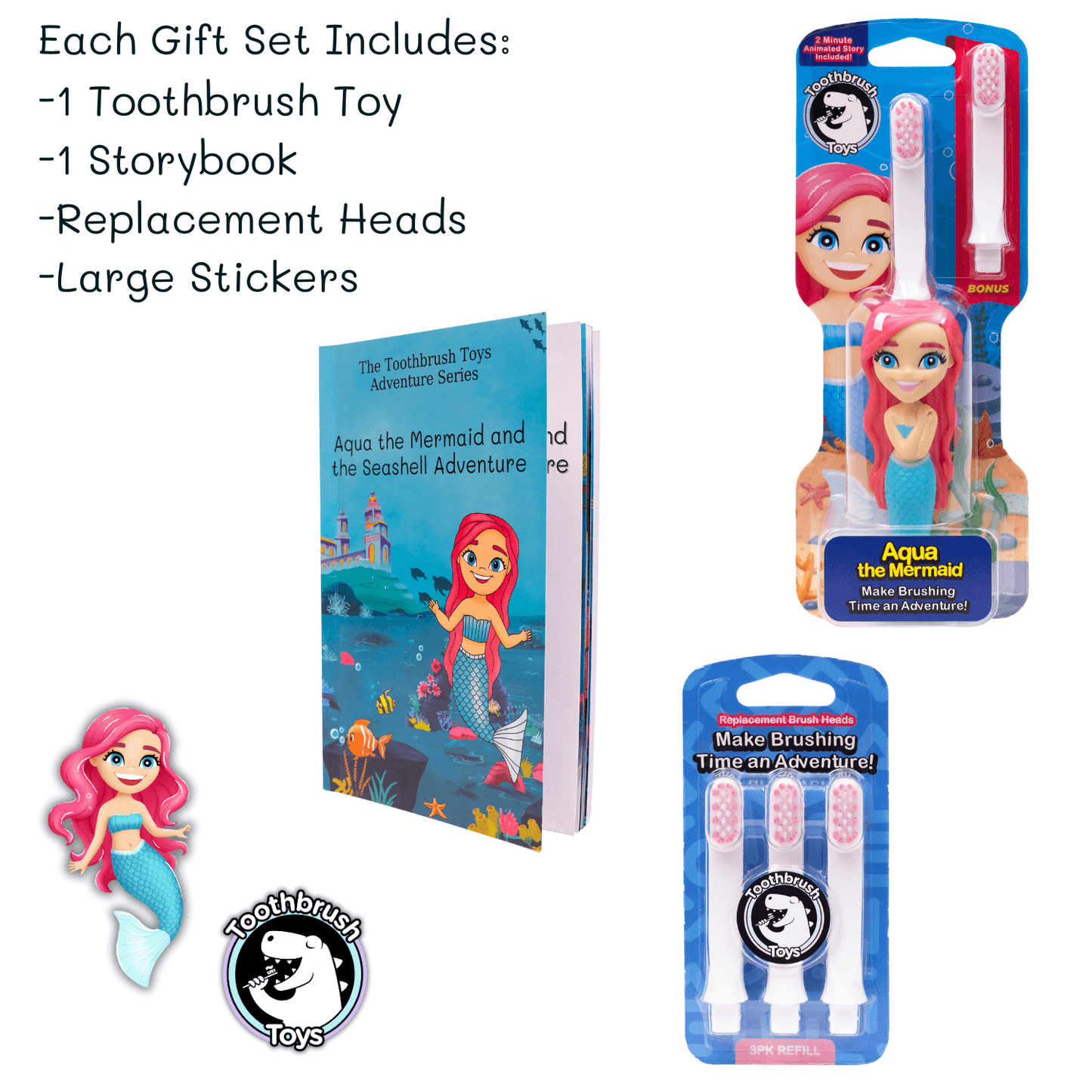 Toothbrush Toys Gift Set for Kids-0
