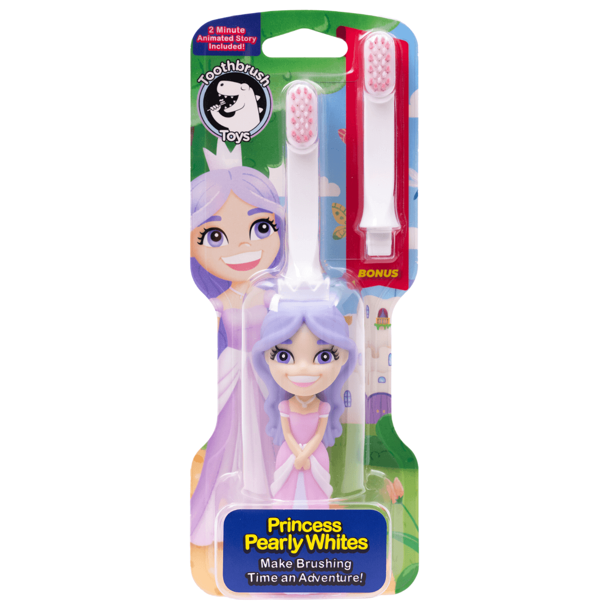 Toothbrush Toys Kids Character Toothbrush Bundle Brushy & Princess-3