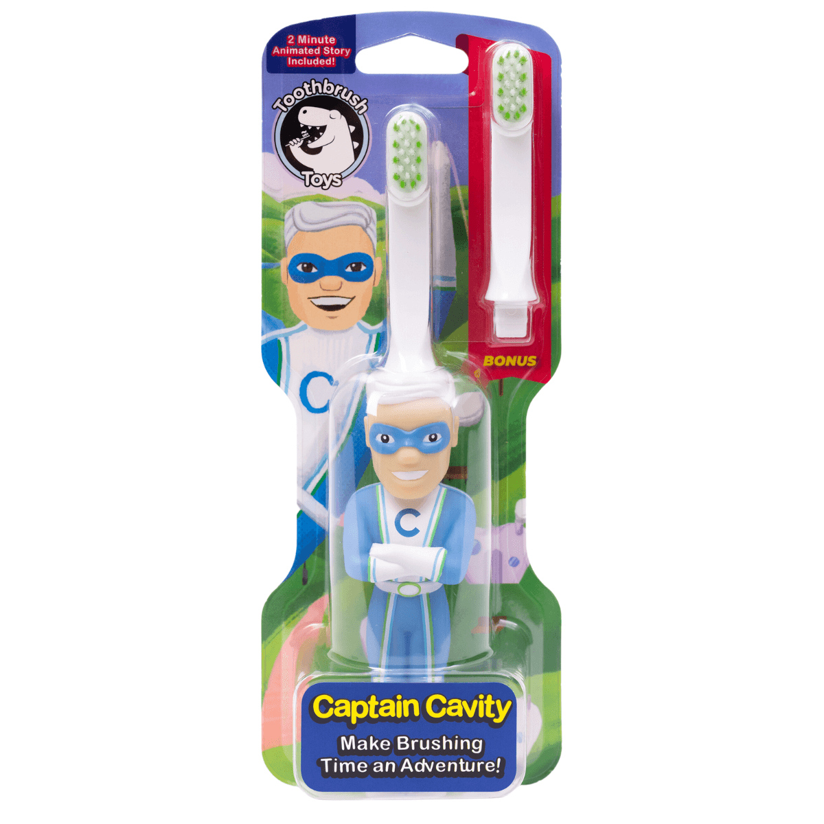Toothbrush Toys Kids Character Toothbrush Bundle with Storybook-1
