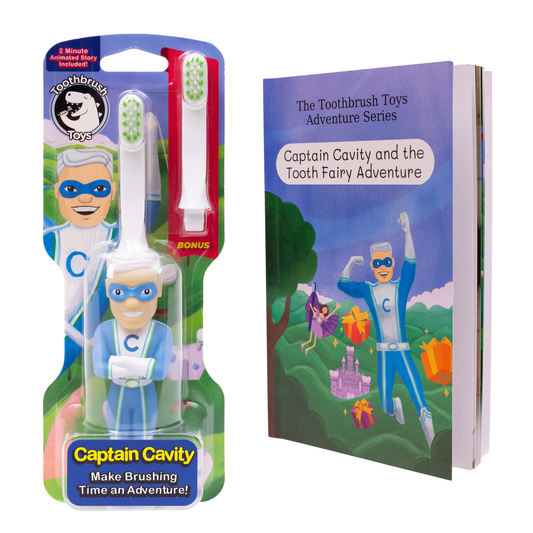 Toothbrush Toys Kids Character Toothbrush Bundle with Storybook-0