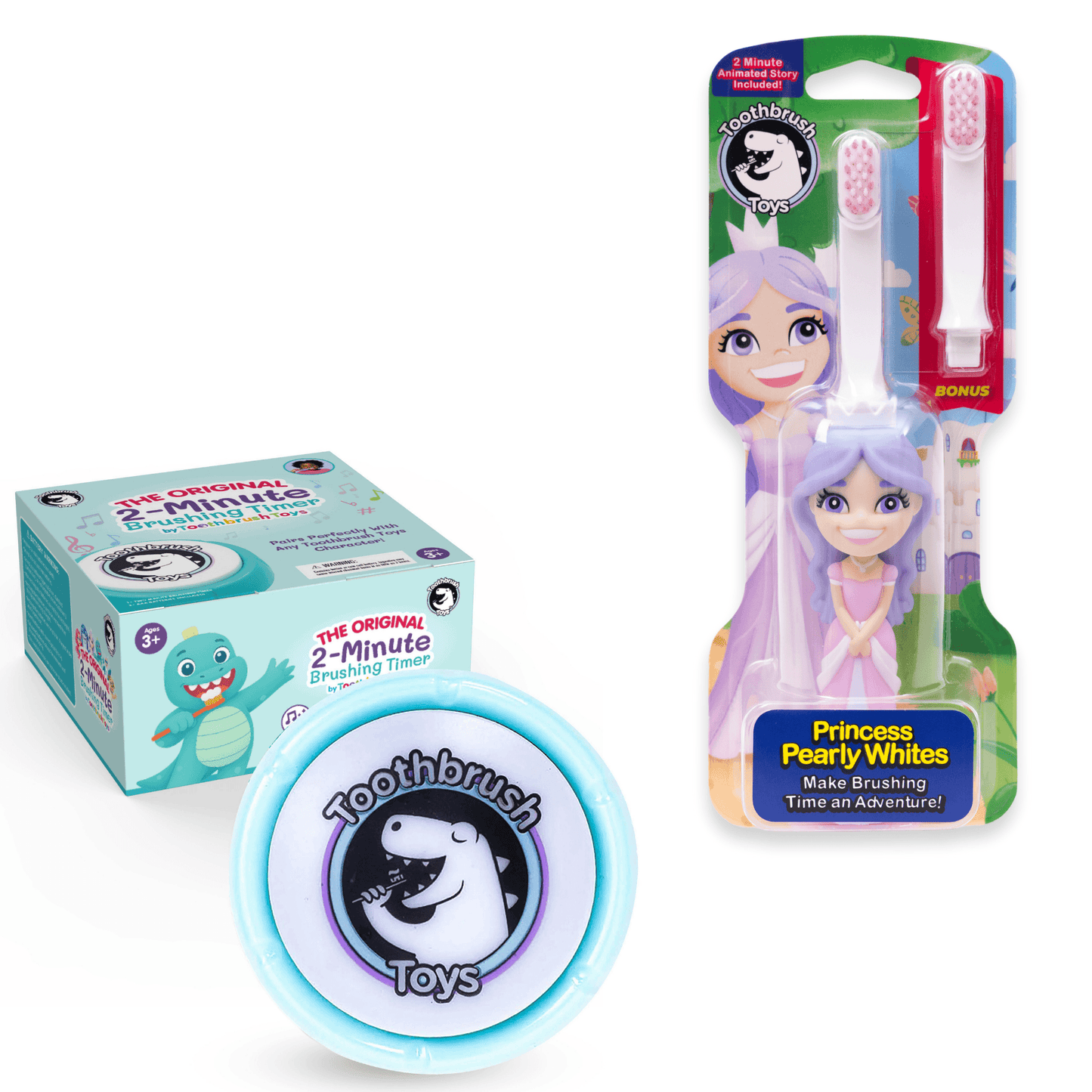 Toothbrush Toys Kids Toothbrush and Timer Bundle-4
