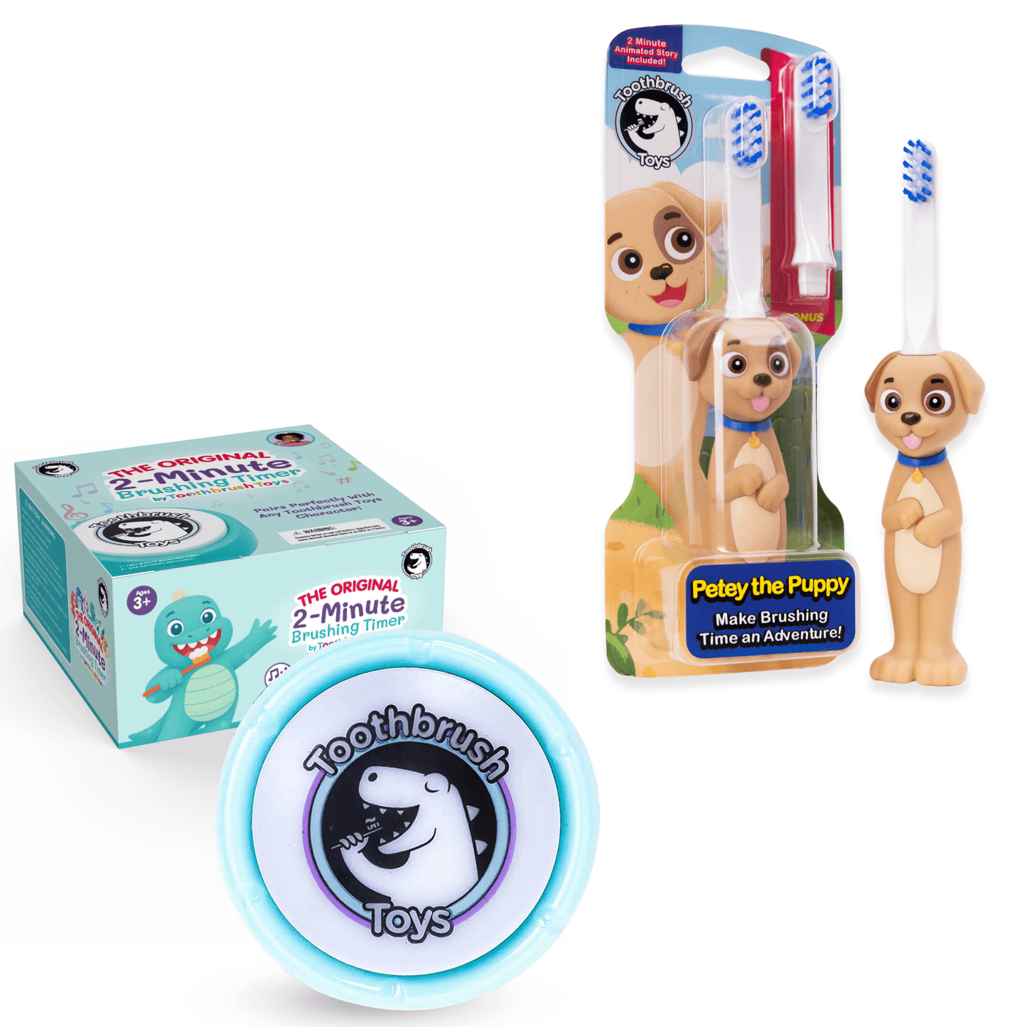 Toothbrush Toys Kids Toothbrush and Timer Bundle-3