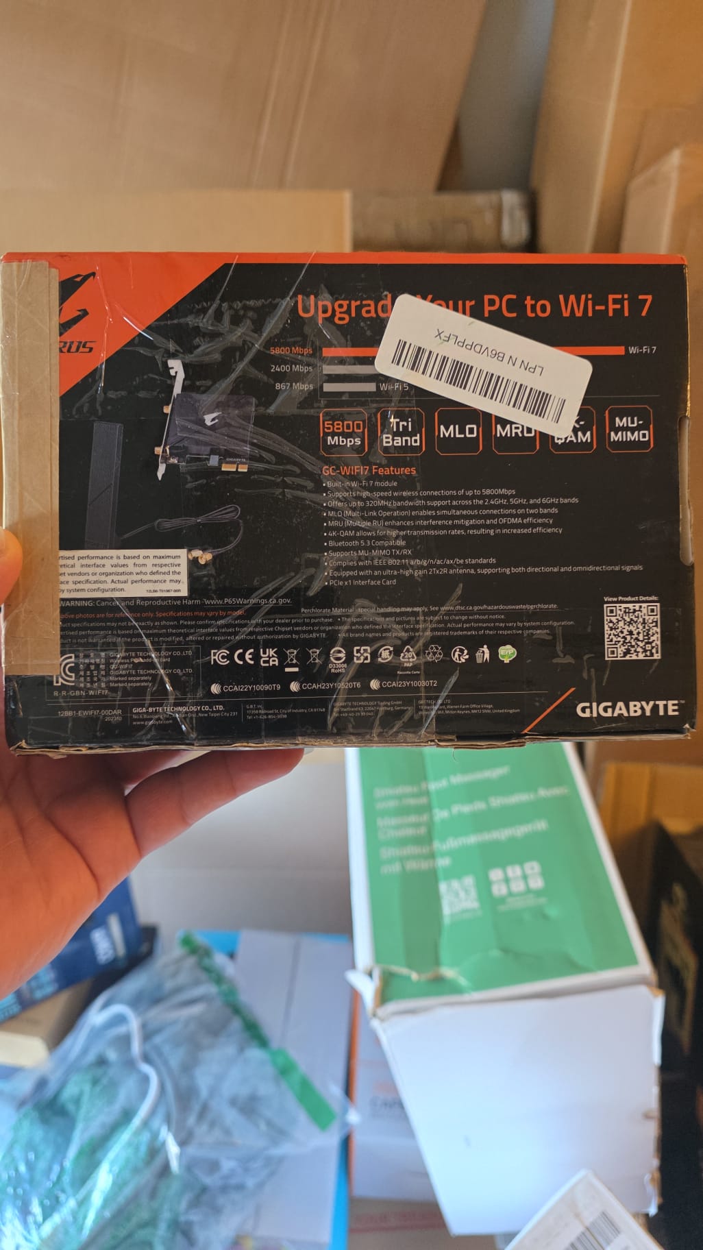 GIGABYTE WiFi 7 GC-WIFI7 30