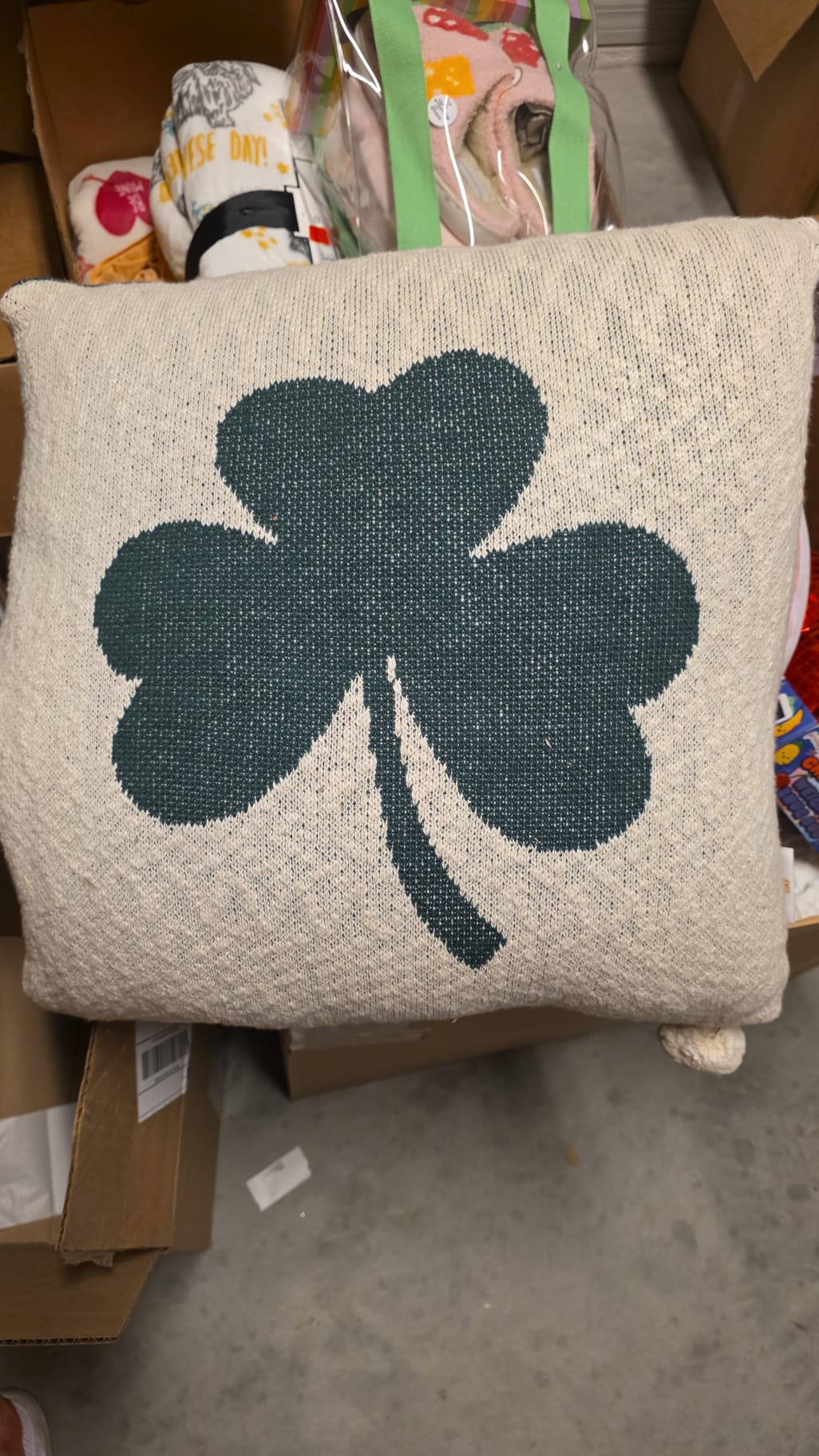 St. Patrick's Day themed throw pillow 48