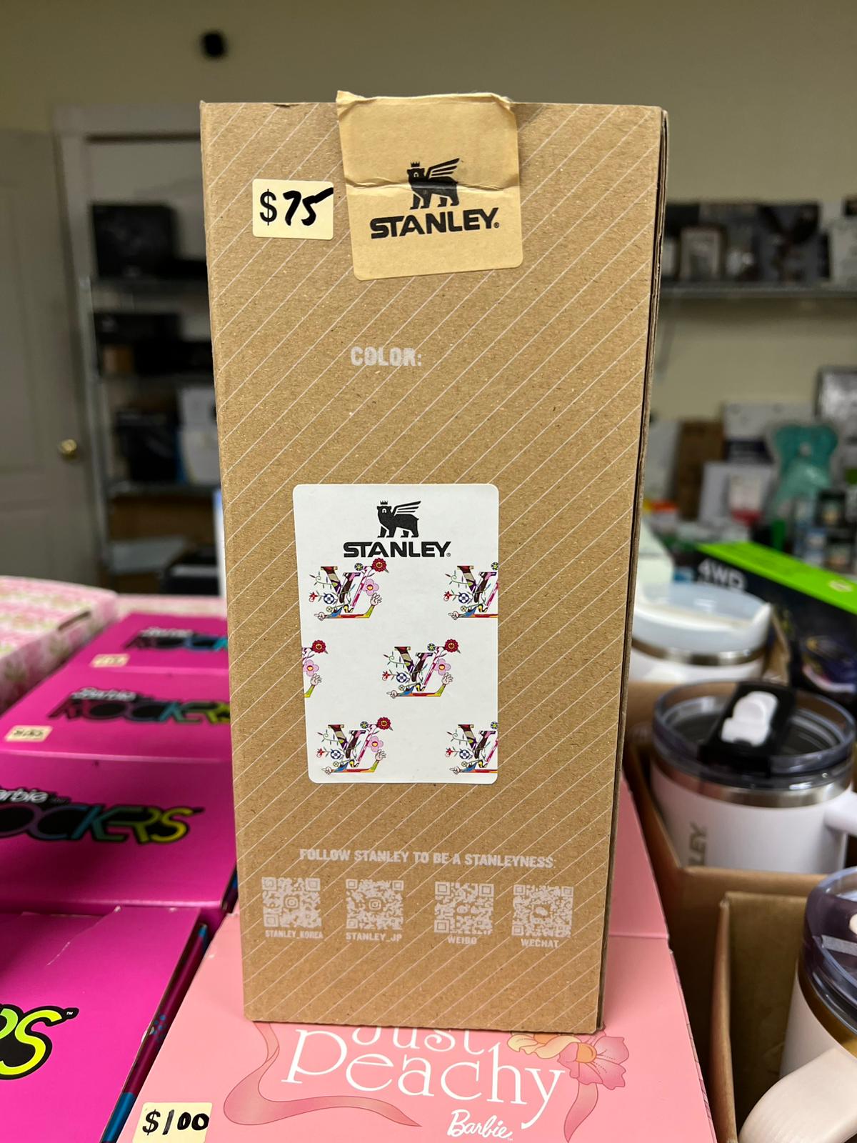 Stanley The IceFlow™ Flip Straw Tumbler 30 oz. Custom Floral LV Logo Design