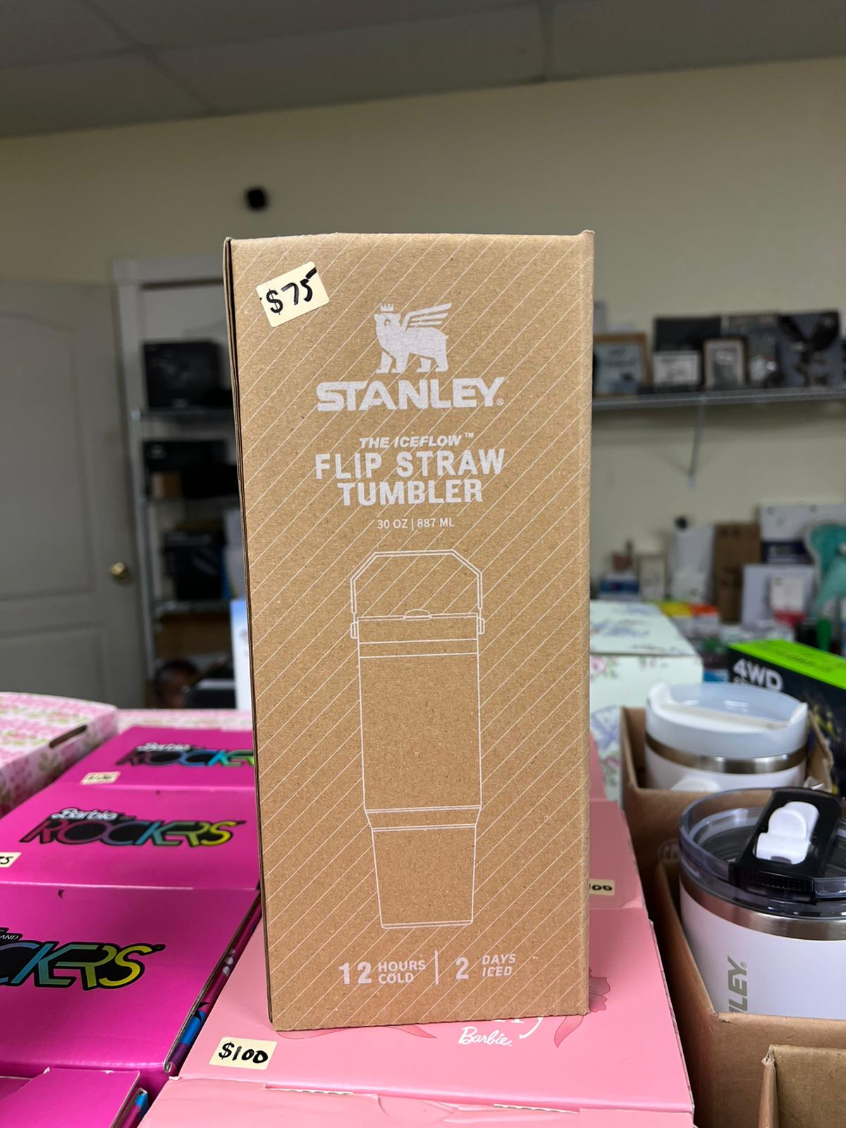 Stanley The IceFlow™ Flip Straw Tumbler 30 oz. Custom Floral LV Logo Design
