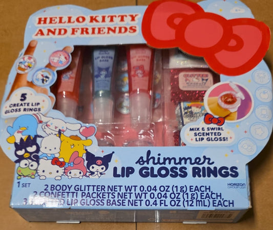 Horizon Group USA Sanrio Hello Kitty and Friends Shimmer Lip Gloss Making Kit 80