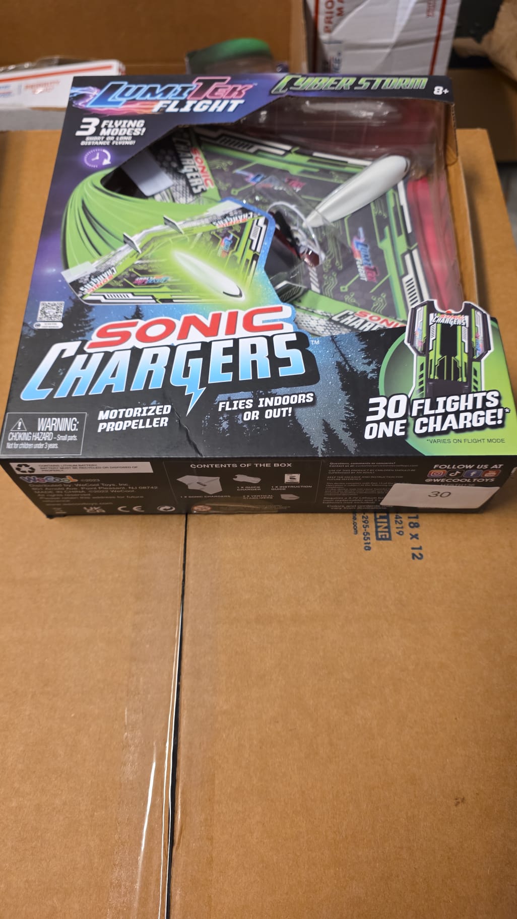 LumiTek Flight Sonic Chargers Plane 90