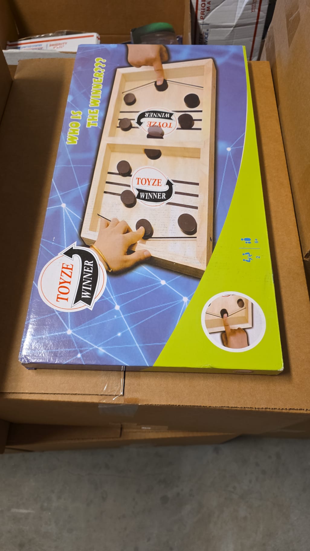 TOYZE WINNER Fast Sling Puck Game 90