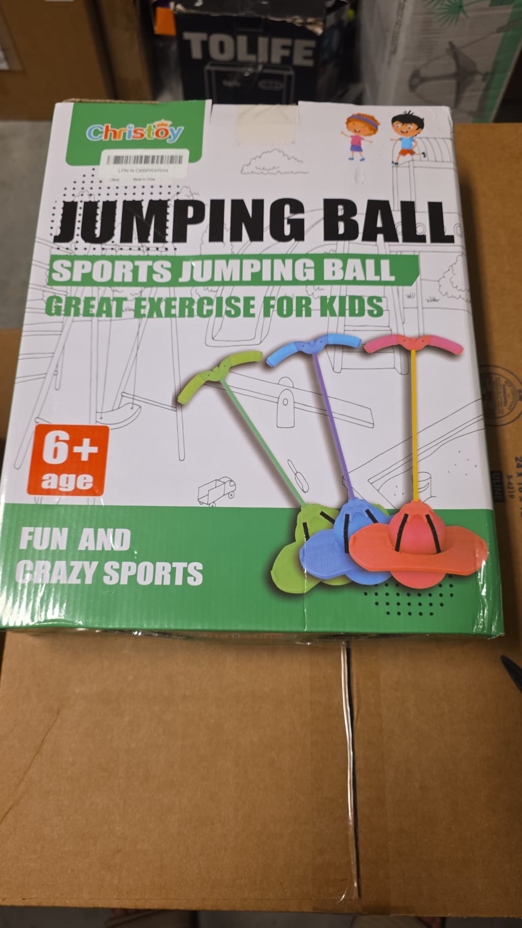 Christoy Jumping Ball Sport Jumping Ball Great Exercise For Kids 98