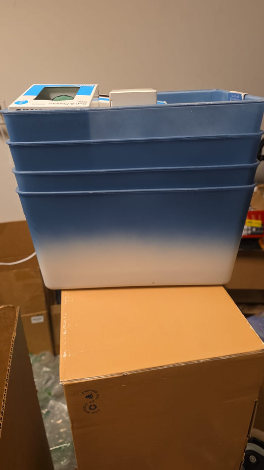 Blue Storage Bin 102a