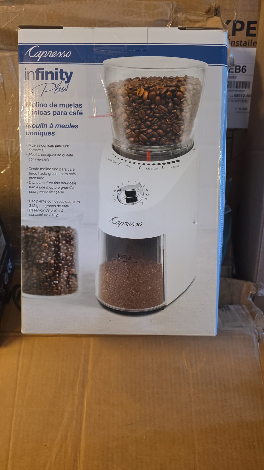 Capresso Infinity Plus Conical Burr Grinder 32
