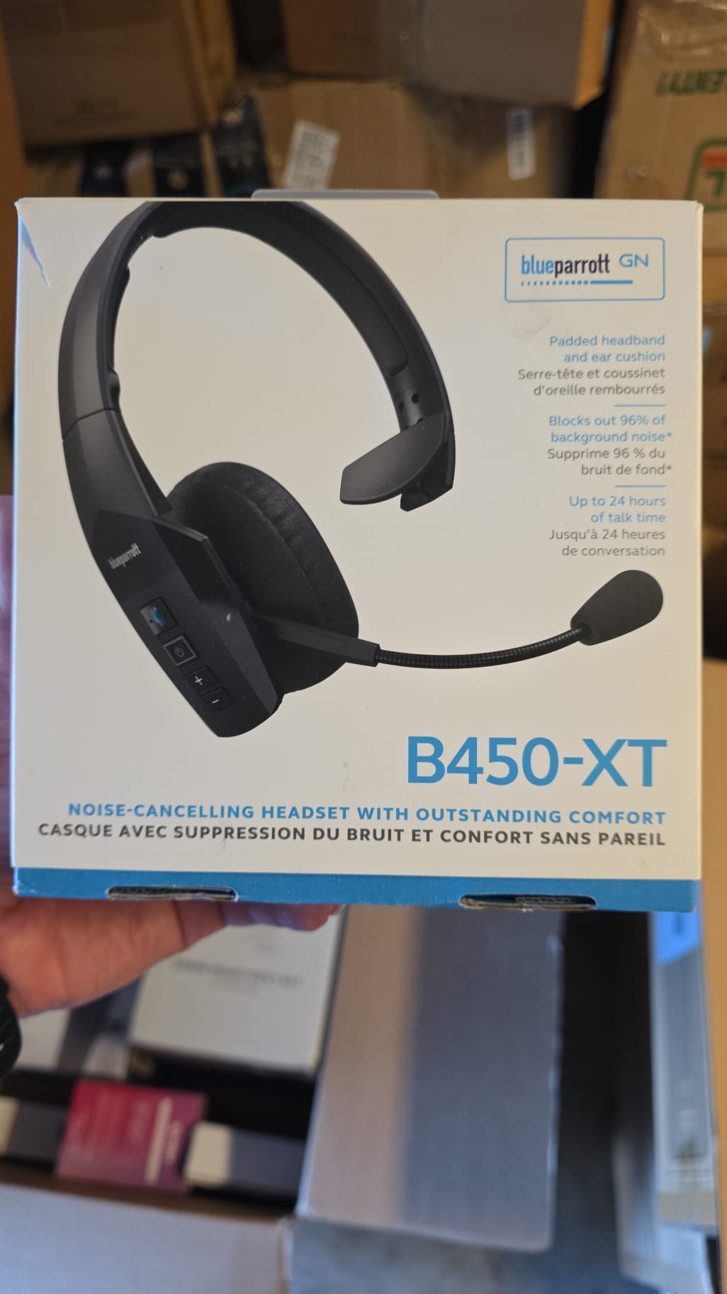 BlueParrott B450-XT Noise Cancelling Bluetooth Headset 40