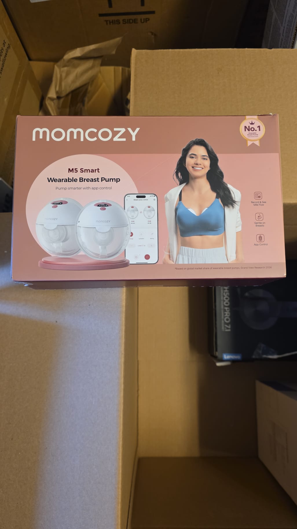 Momcozy M5 Smart APP Controlled Wearable Breast Pump 42