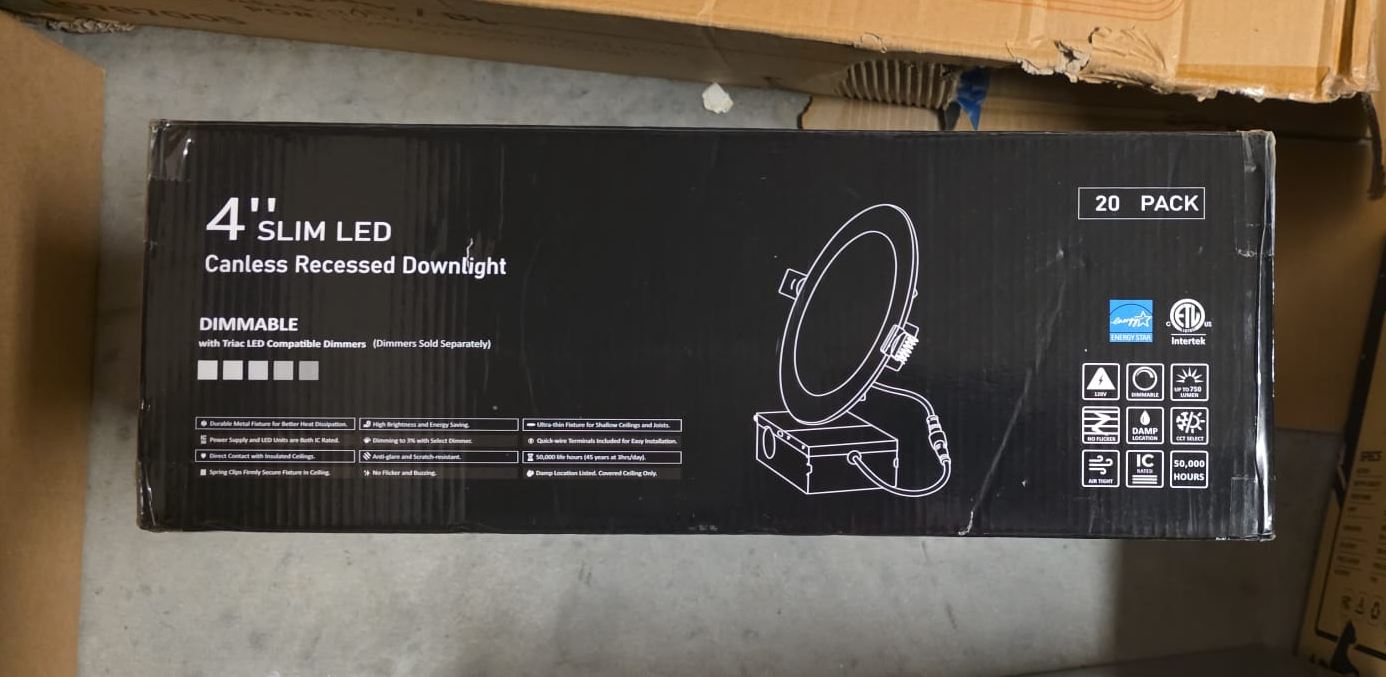 4" SLIM LED Canless Recessed Downlight 50