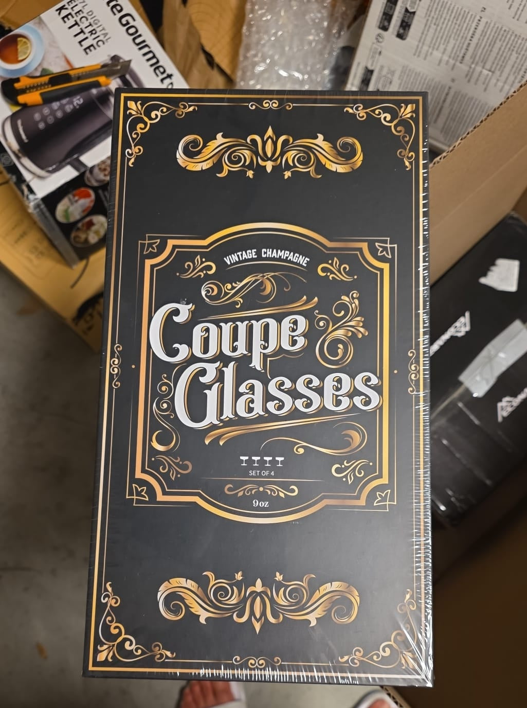 Champagne Coupe Glasses Set of 4 50