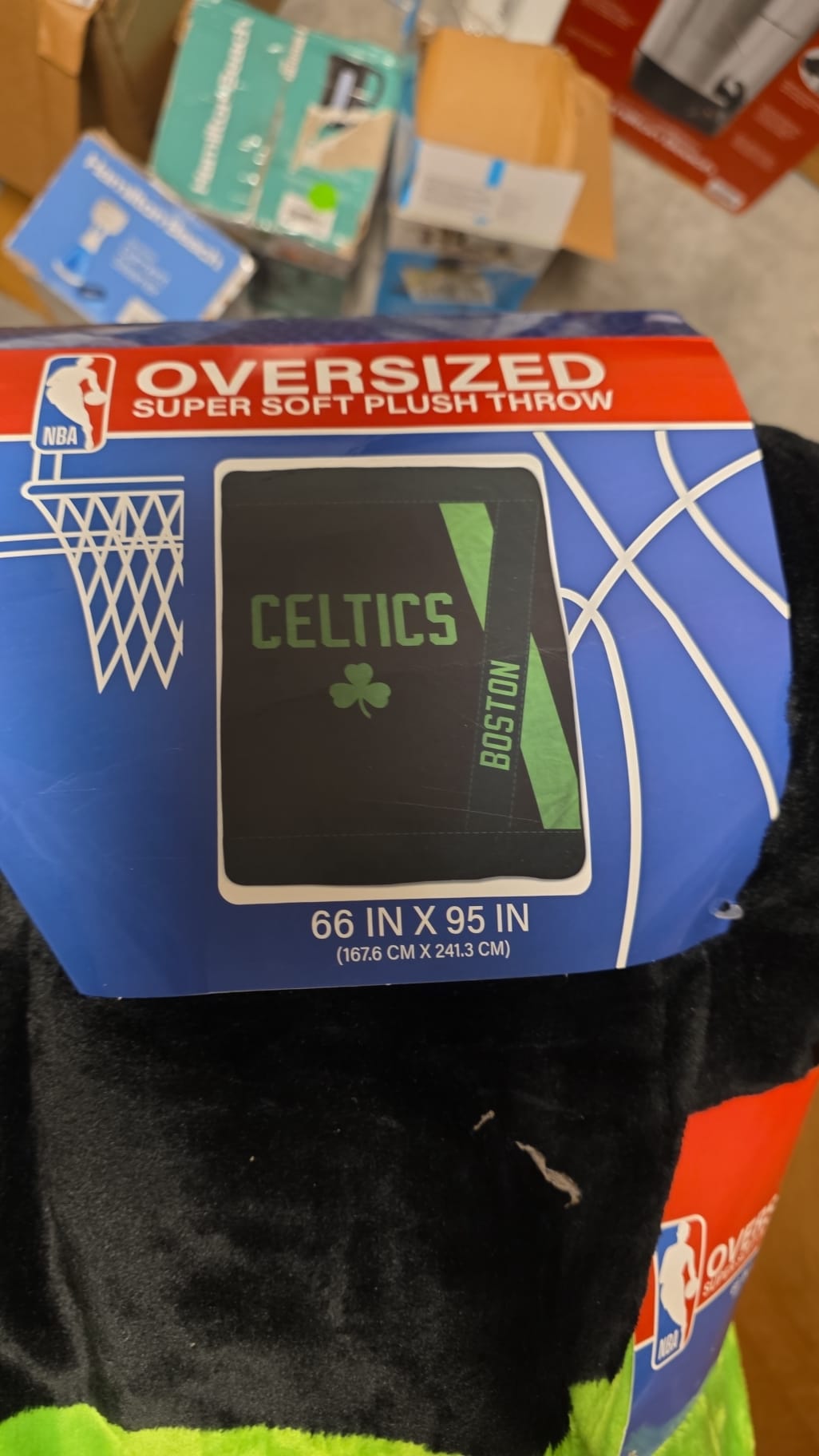 NBA Boston Celtics Oversized Super Soft Plush Throw 55