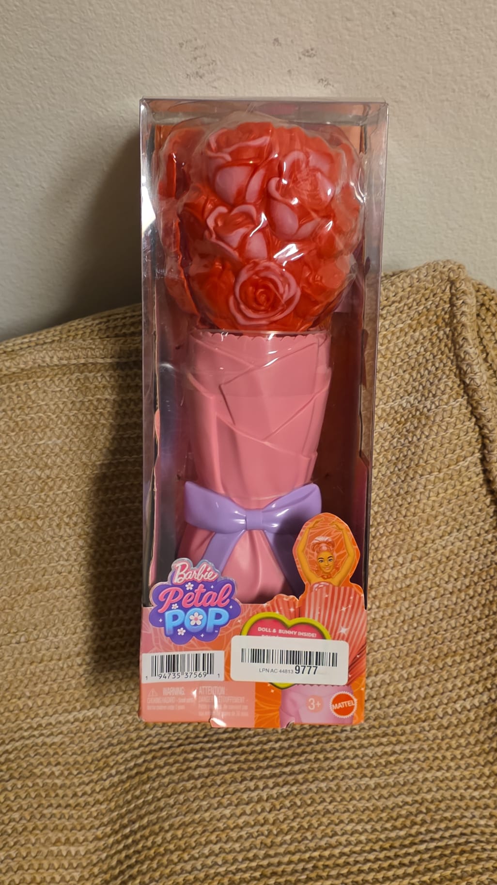 Barbie Petal Pop Scented Doll with Rose Dress & Accessories 60